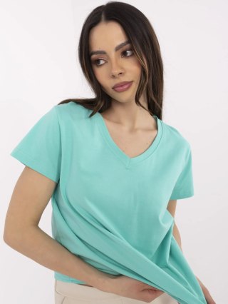 T-shirt CLM-TS-1639.12 turkusowy M