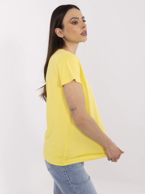 T-shirt CLM-TS-1639.12 żółty L