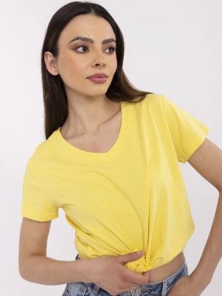 T-shirt CLM-TS-1639.12 żółty M