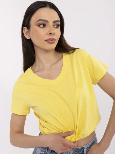 T-shirt CLM-TS-1639.12 żółty M