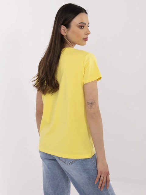 T-shirt CLM-TS-1639.12 żółty M