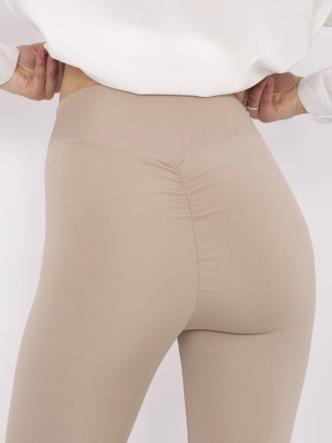 Leginsy CLM-LG-1389.99 beżowy L