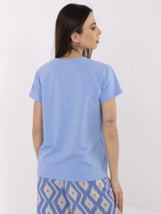 T-shirt CLM-TS-1639.12 niebieski M