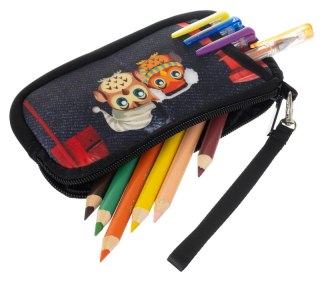 Etui kolorowe-piórnik/portmonetka dla dzieci - Loren