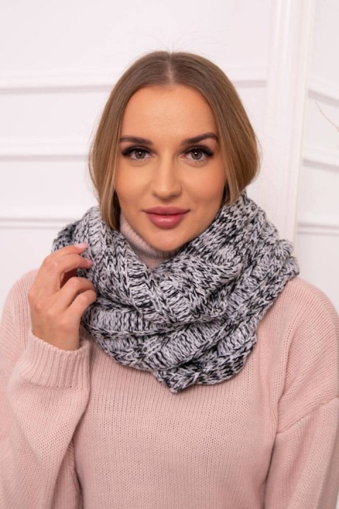KN15 Komin damski szary+czarny KN15 Komin damski szary+czarny