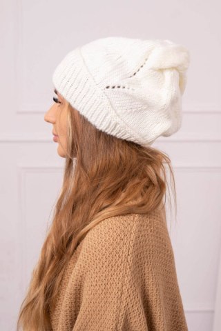 Czapka damska Ingrid K371 ecru