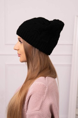Czapka damska Nastia K373 czarna