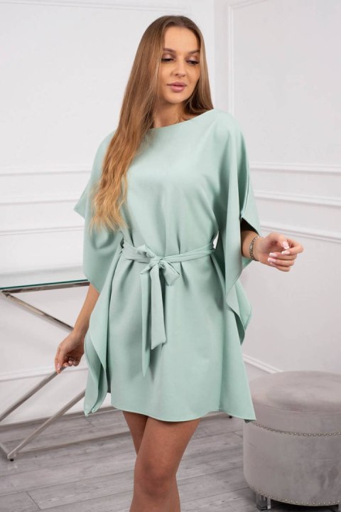 Sukienka nietoperz Oversize miętowa