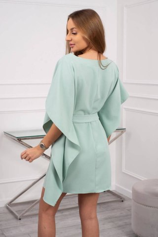 Sukienka nietoperz Oversize miętowa UNI