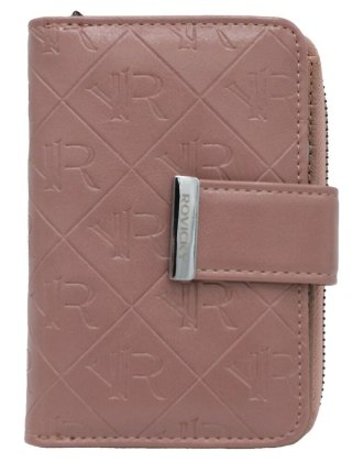 Portfel damski z tłoczonym monogramem - Rovicky