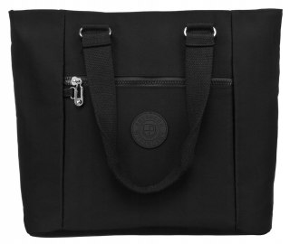 Nylonowy, pojemny shopper damski - Peterson