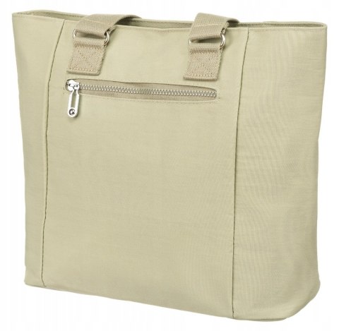 Nylonowy, pojemny shopper damski - Peterson