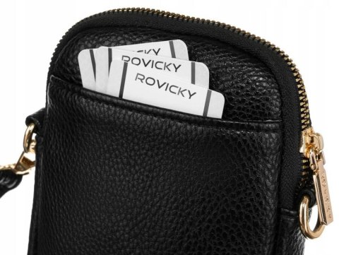 Torebko-portfel damski ze skóry ekologicznej - Rovicky