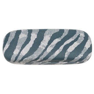 Eleganckie etui na okulary z motywem zebry - 4U Cavaldi