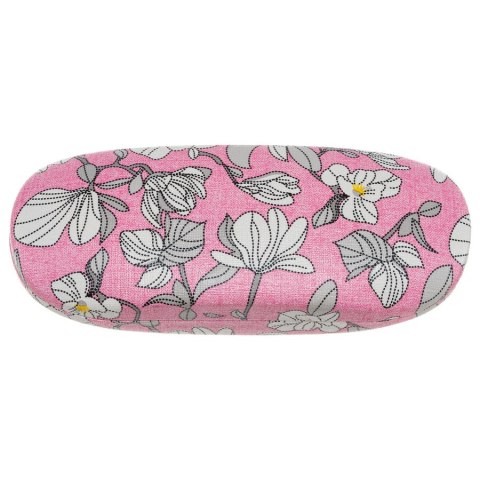 Eleganckie etui na okulary ze skóry ekologicznej z kwiatowym wzorem - 4U Cavaldi Eleganckie etui na okulary ze skóry ekologicznej z kwiatowym wzorem - 4U Cavaldi