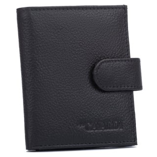 Skórzane etui na karty na zatrzask z systemem RFID - 4U Cavaldi