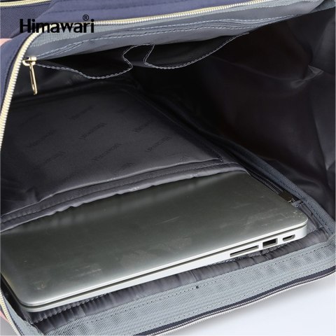 Granatowy plecak na laptopa 13,3" z kieszeniami - Himawari