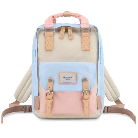 Pastelowy plecak damski na laptopa 14'' z kieszeniami - Himawari