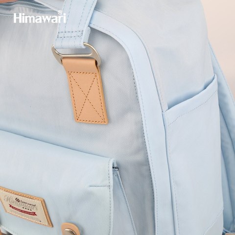 Plecak w odcieniach beżu i niebieskiego na laptopa - Himawari
