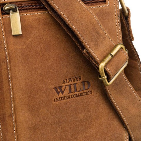 Torba męska w stylu vintage z regulowanym paskiem - Always Wild