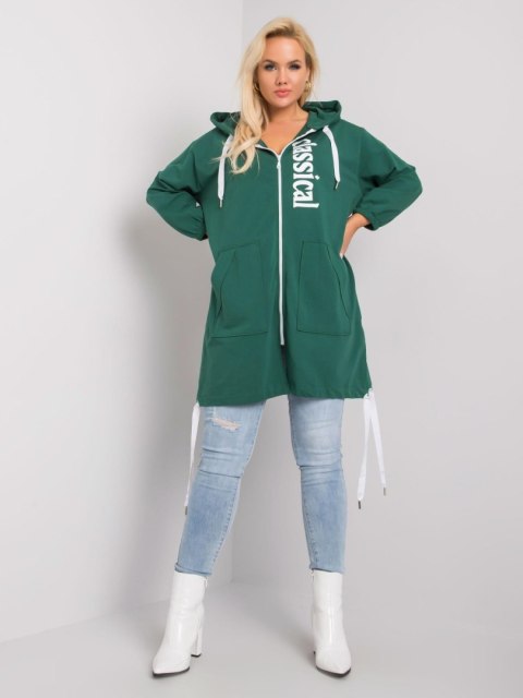 Bluza RV-BL-6793.12 ciemny zielony Bluza RV-BL-6793.12 ciemny zielony