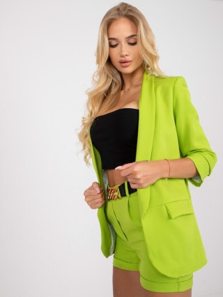 Komplet DHJ-KMPL-7684-1.06 limonkowy 2XL
