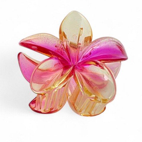Spinka do włosów klamra XL kwiat OMBRE lato 7,5 x 8cm SP322 Spinka do włosów klamra XL kwiat OMBRE lato 7,5 x 8cm SP322