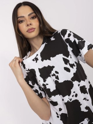 T-shirt MI-TS-M63131.97 czarno-biały
