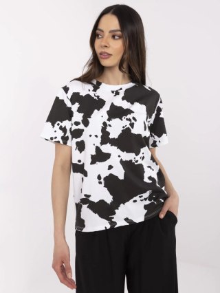 T-shirt MI-TS-M63131.97 czarno-biały