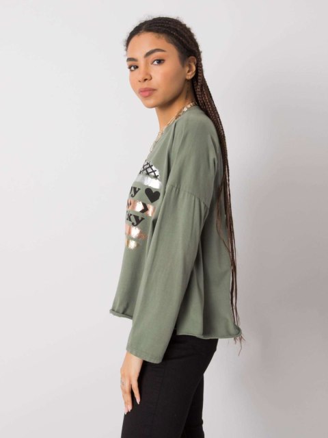 Bluzka DHJ-BZ-21103.06P khaki Bluzka DHJ-BZ-21103.06P khaki
