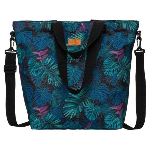 Casualowa torba shopper z zewnętrzną kieszonką - Rovicky