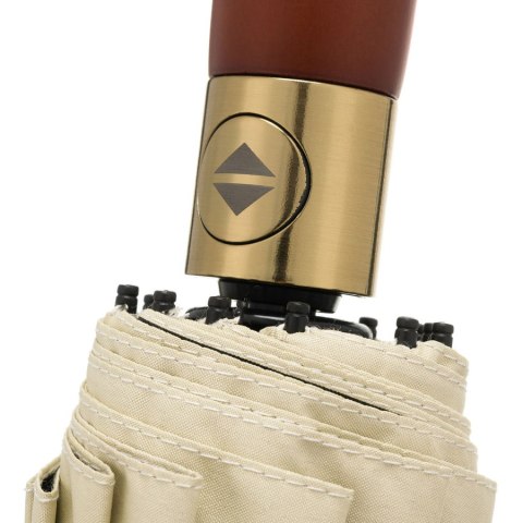 Biały parasol automatyczny Peterson z filtrem UV i pokrowcem – Stylowy Wieszak