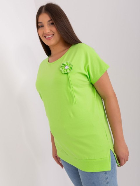 Bluzka RV-BZ-8897.58P limonkowy Bluzka RV-BZ-8897.58P limonkowy