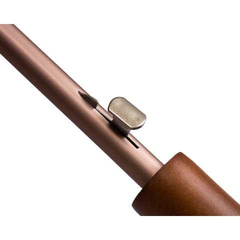 Czarny parasol Peterson z dużą czaszą i stylową drewnianą rączką – Stylowy Wieszak
