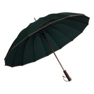 Ekskluzywny Zielony Parasol Rządowy Peterson z Drewnianą Rączką