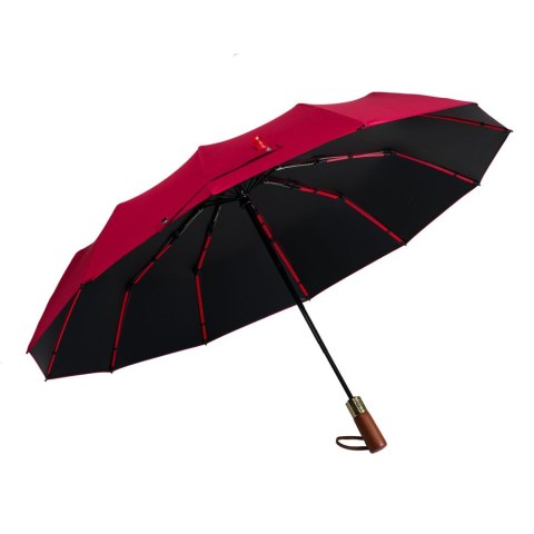 Czerwony parasol automatyczny Peterson z filtrem UV i pokrowcem – Stylowy Wieszak Czerwony parasol automatyczny Peterson z filtrem UV i pokrowcem – Stylowy Wieszak