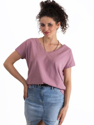 T-shirt RV-TS-4832.19P ciemny różowy S