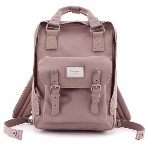 Stylowy plecak Himawari z kieszenią na laptopa w kolorze pudrowego różu Stylowy plecak Himawari z kieszenią na laptopa w kolorze pudrowego różu