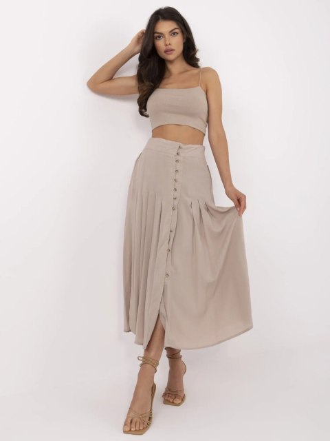 Spódnica D73761M50187B ciemny bezowy XL Spódnica D73761M50187B ciemny bezowy XL