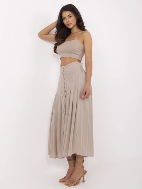 Spódnica D73761M50187B ciemny bezowy XL Spódnica D73761M50187B ciemny bezowy XL