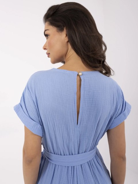 Stylowy kombinezon na lato ITALY MODA – niebieski Stylowy kombinezon na lato ITALY MODA – niebieski