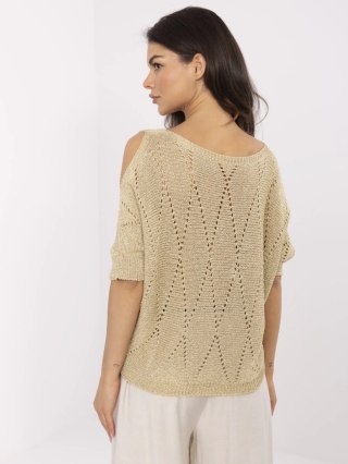Sweter MI-SW-1605.83 złoty