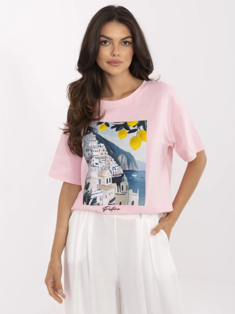 T-shirt MI-TS-M3221-1.20P jasny różowy T-shirt MI-TS-M3221-1.20P jasny różowy