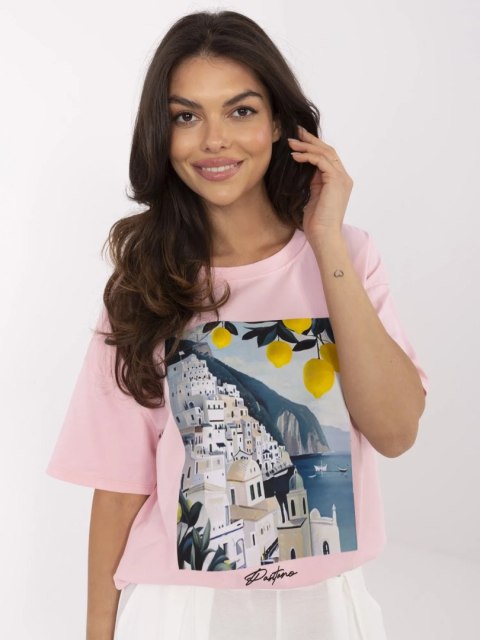 T-shirt MI-TS-M3221-1.20P jasny różowy T-shirt MI-TS-M3221-1.20P jasny różowy