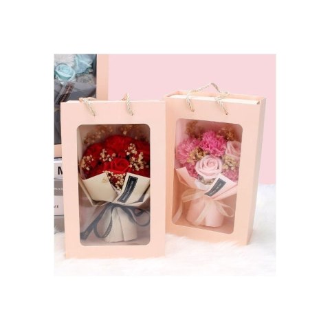 Bukiet zapachowych kwiatów mydlanych w pudełku 6 szt. flower box BUK09CZE Bukiet zapachowych kwiatów mydlanych w pudełku 6 szt. flower box BUK09CZE