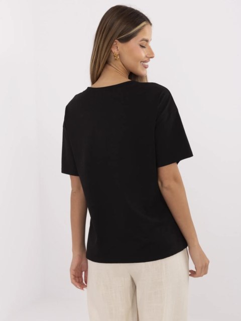 T-shirt MI-TS-M3221G.75 czarny T-shirt MI-TS-M3221G.75 czarny