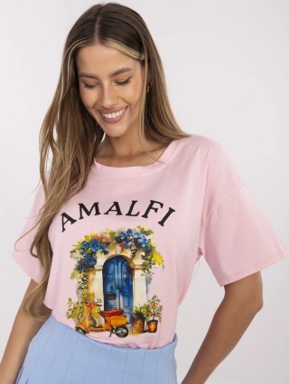 T-shirt MI-TS-M3221G.75 jasny różowy