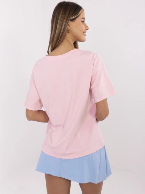 T-shirt MI-TS-M3221G.75 jasny różowy