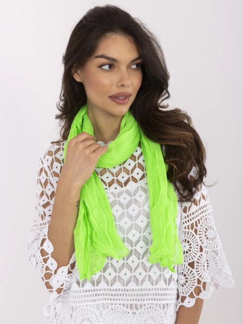 Fluo zielona chusta z wiskozy – Stylowy Wieszak Fluo zielona chusta z wiskozy – Stylowy Wieszak