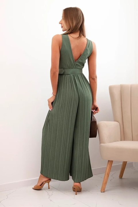 Stylowy kombinezon damski w odcieniu zieleni – włoski design Stylowy kombinezon damski w odcieniu zieleni – włoski design